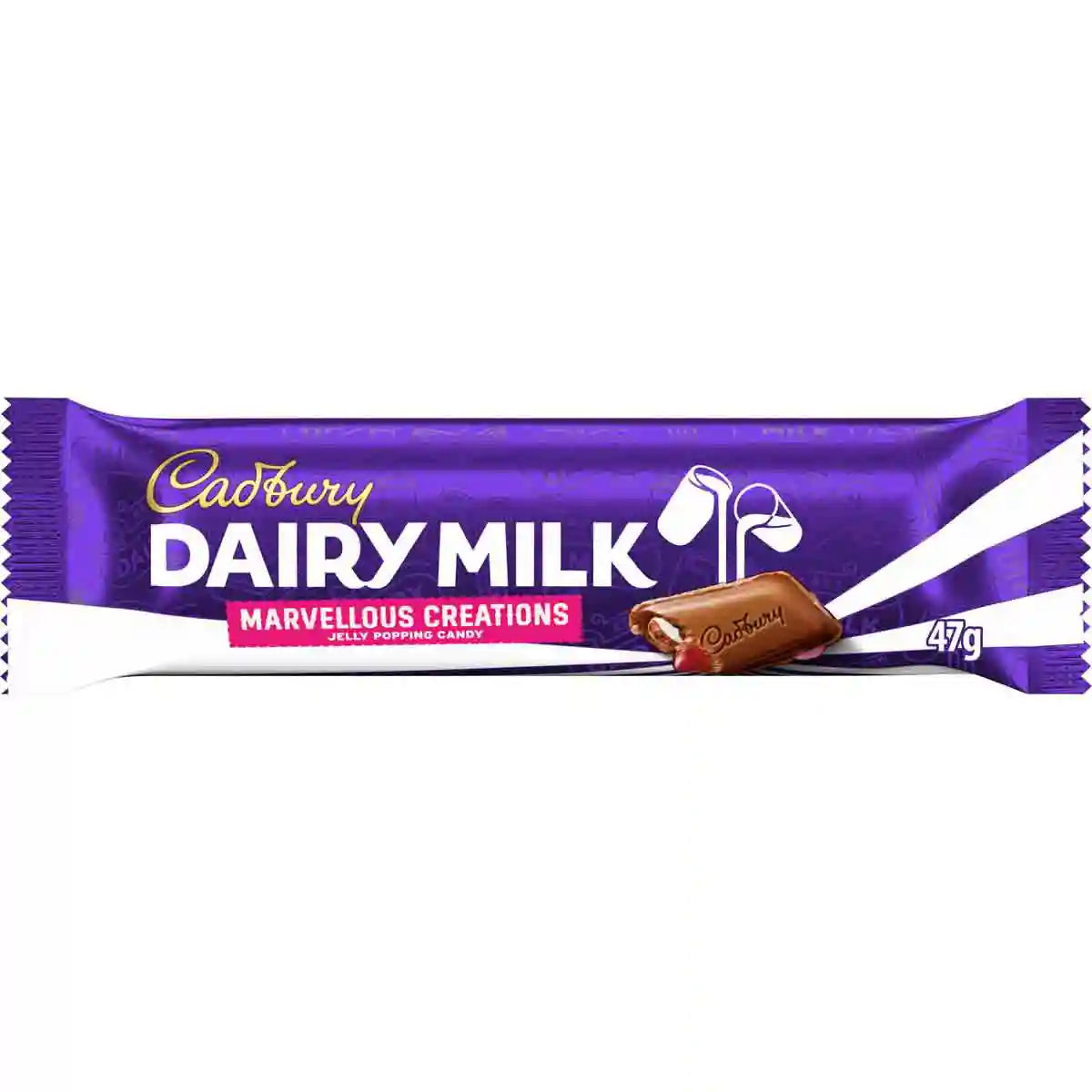 Dairy Milk Jelly Popping Candy Chocolate Bar 47g