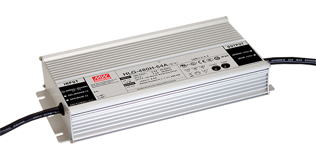 Mean Well HLG-480H-24A LED-Netzteil – 480W 24V DC IP65 Konstantspannung/Konstantstrom, TÜV