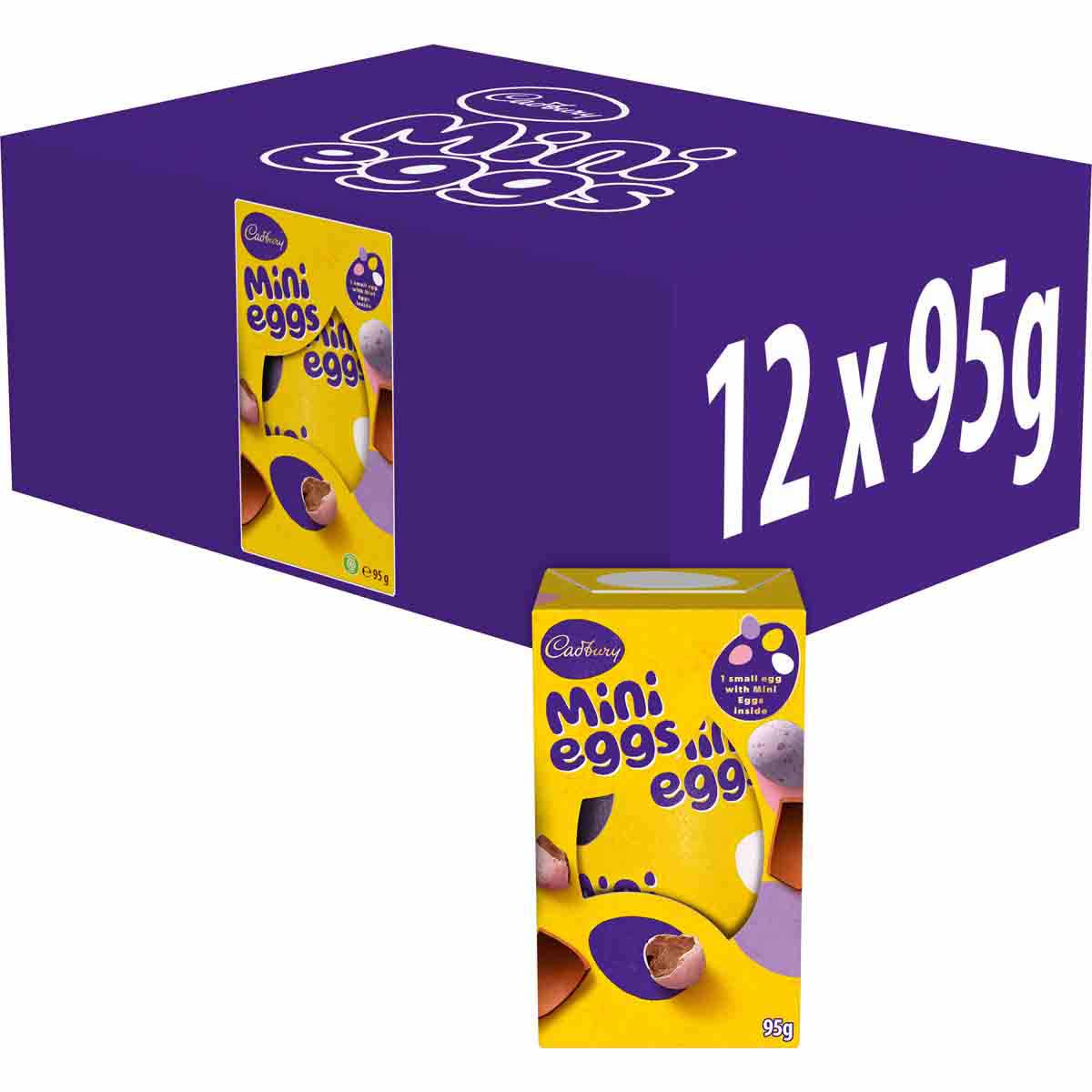 Cadbury Mini Eggs Chocolate Egg 95g (Box of 12)