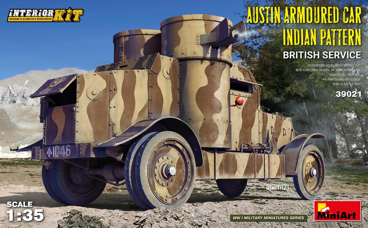 Austin Armoured Car Indian Pattern - British Service - Interior Kit