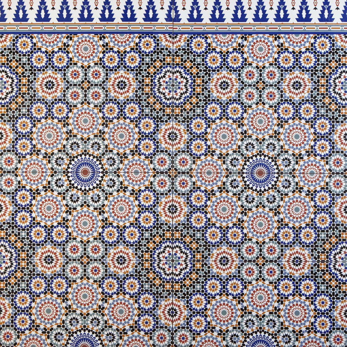 Orientalische Wandfliesen 50x25 cm – Mosaik