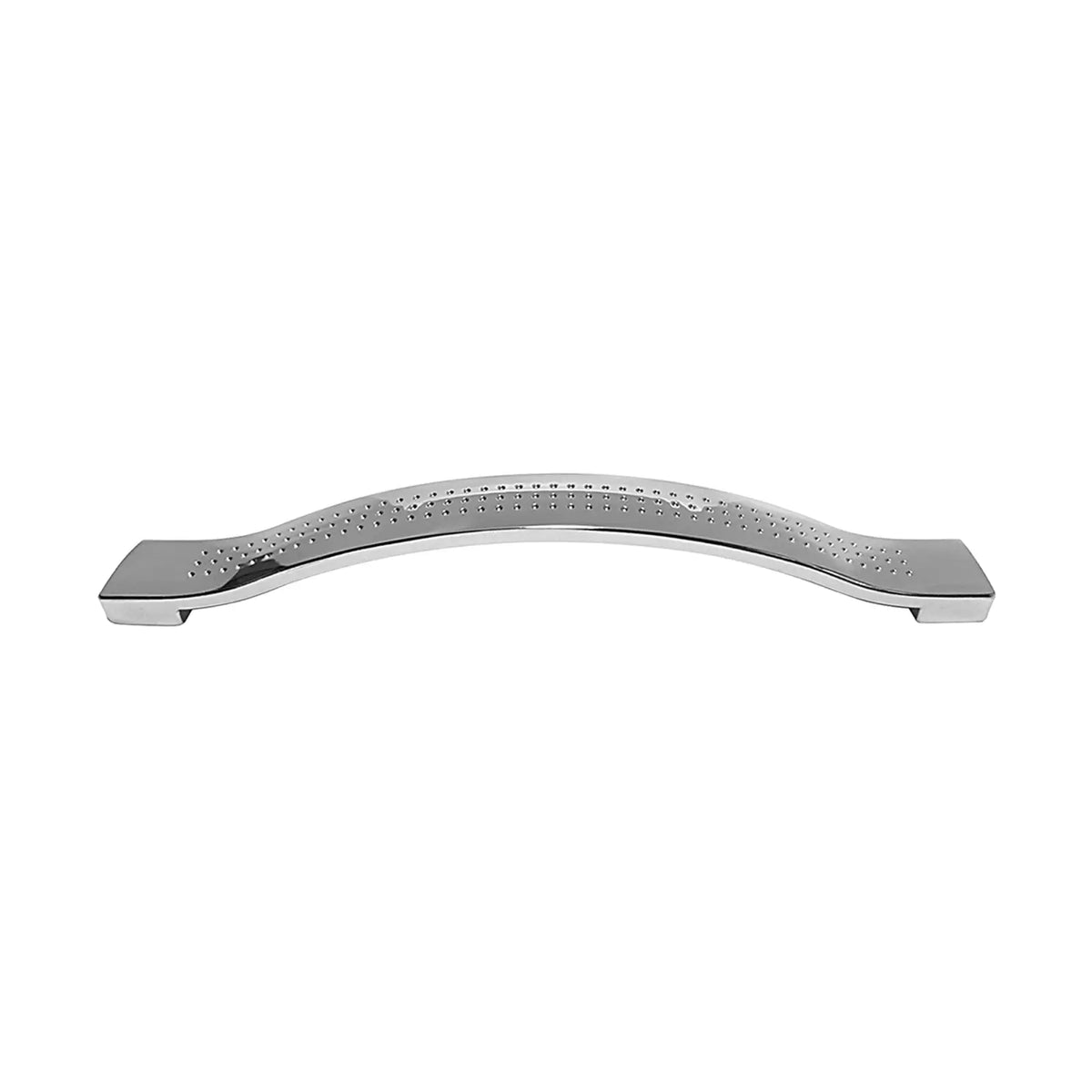 Radian - Dimpled Bow Cupboard Handle - Polished Chrome