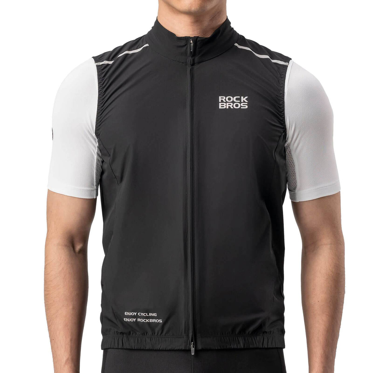 ROCKBROS Windweste Radsport Warnweste Ärmellose - EU S / Asien M