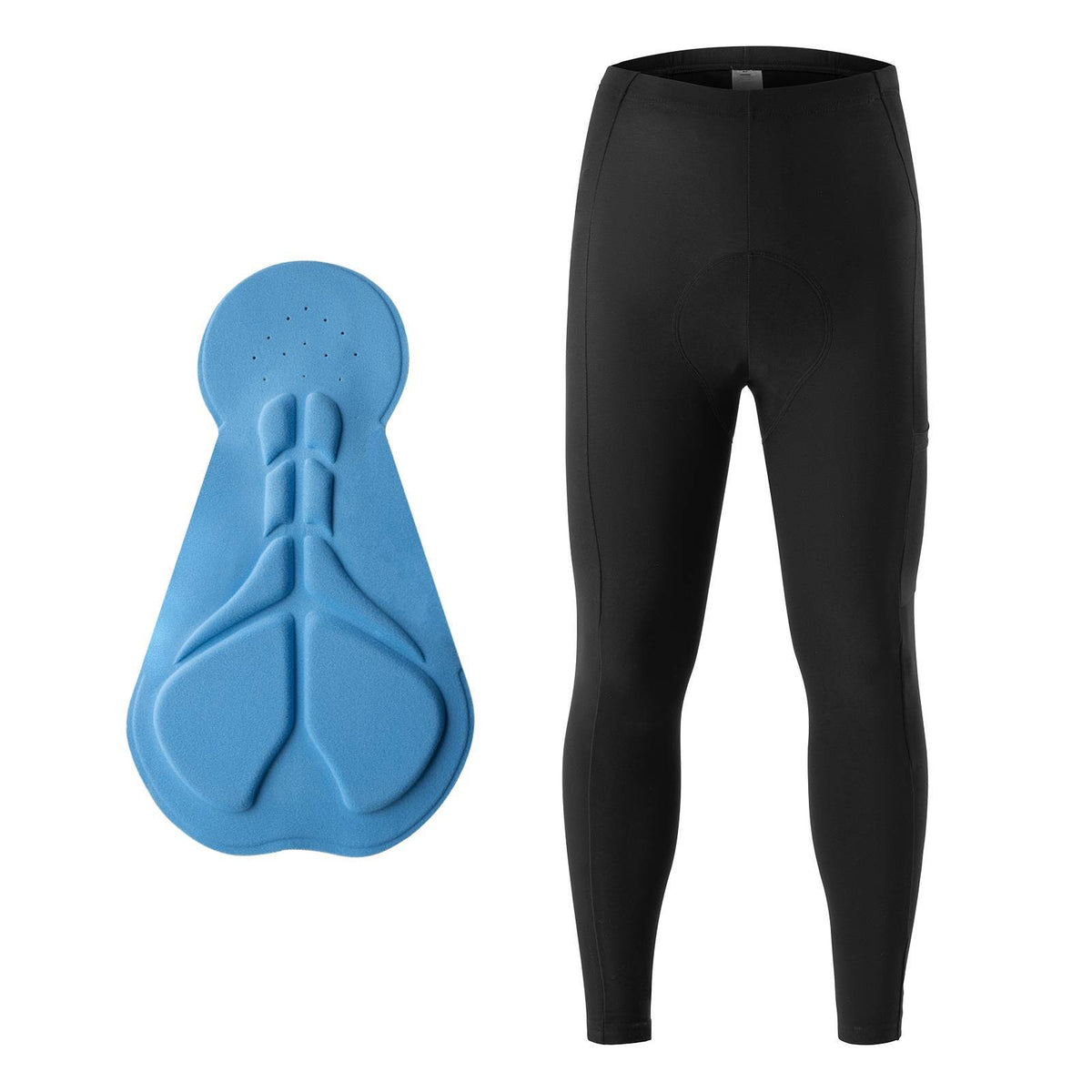 Winter Fahrrad Lange Hose Elastische Radhose Herren/Damen M-4XL - M