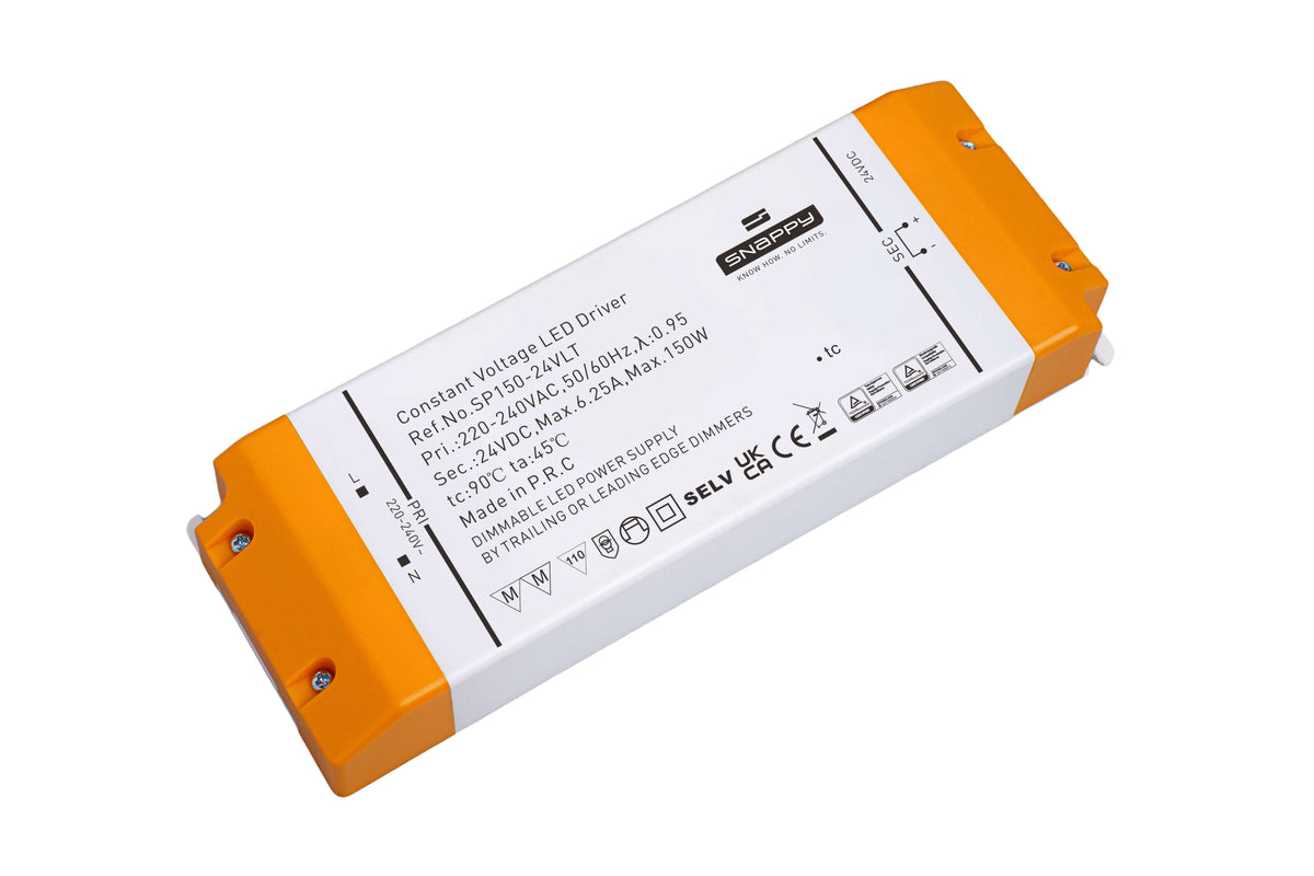 Snappy SP150-24VLT LED Netzteil 24V – 150 W, Triac dimmbar, IP20, für 24V LED Streifen