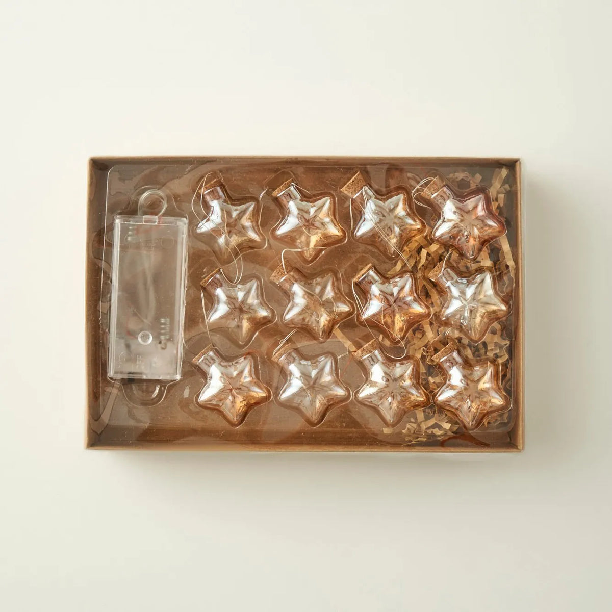 Star Glass LED String Lights