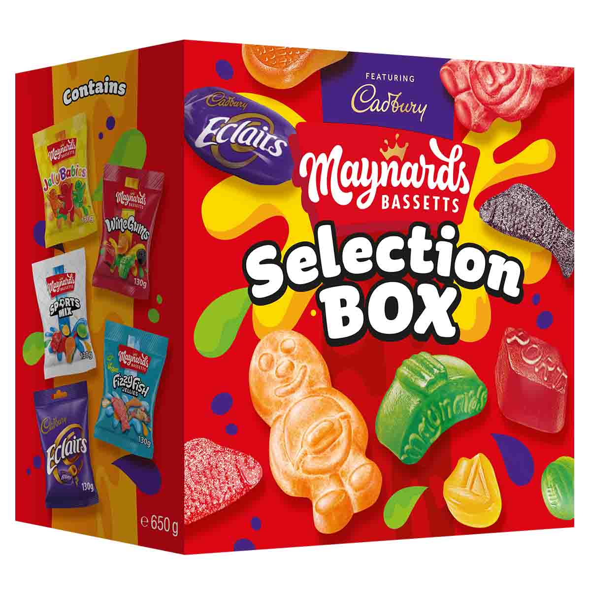 Cadbury & Maynards Bassetts Sweet Selection Box 610g