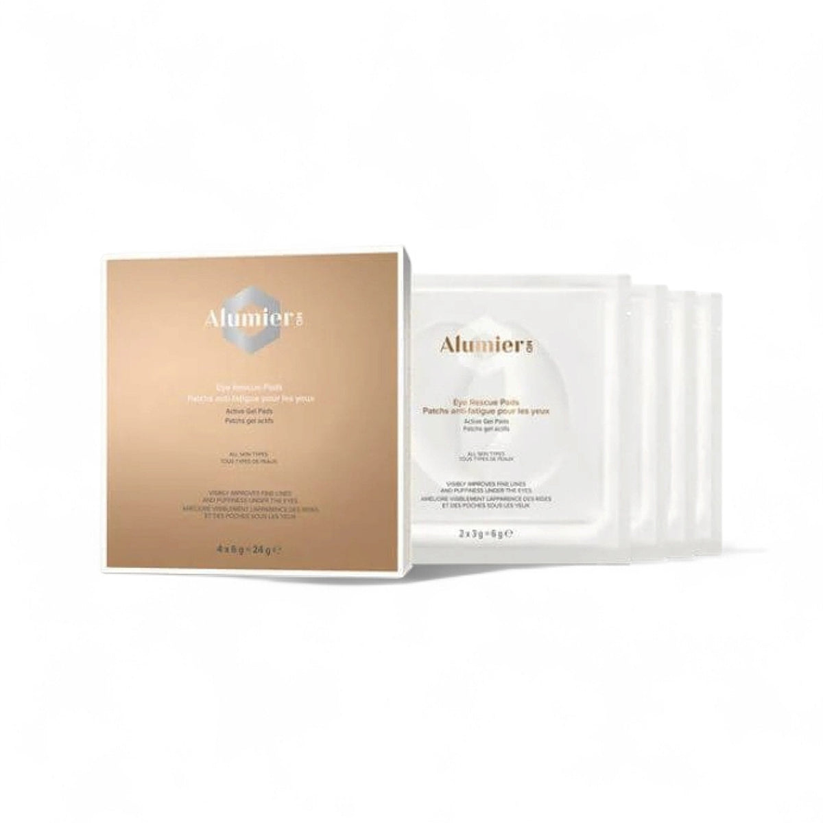 AlumierMD Eye Rescue Pads | Cooling Eye Pads | 4 Pads