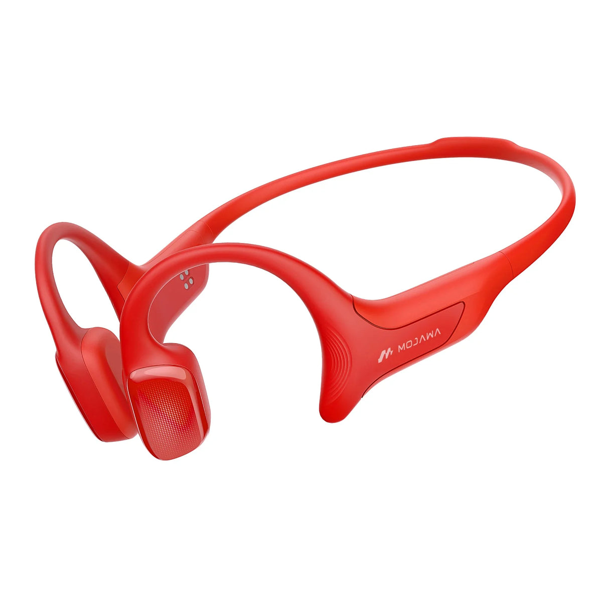 HaptiFit Terra Bone Conduction Headphone-Professional Sports Performance Monitoring and activity tracking - Red