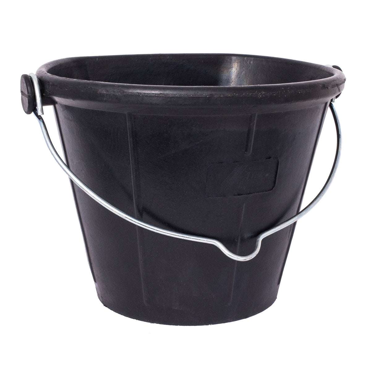 Tyre Rubber™ Flat-Back Bucket | Colour: Black