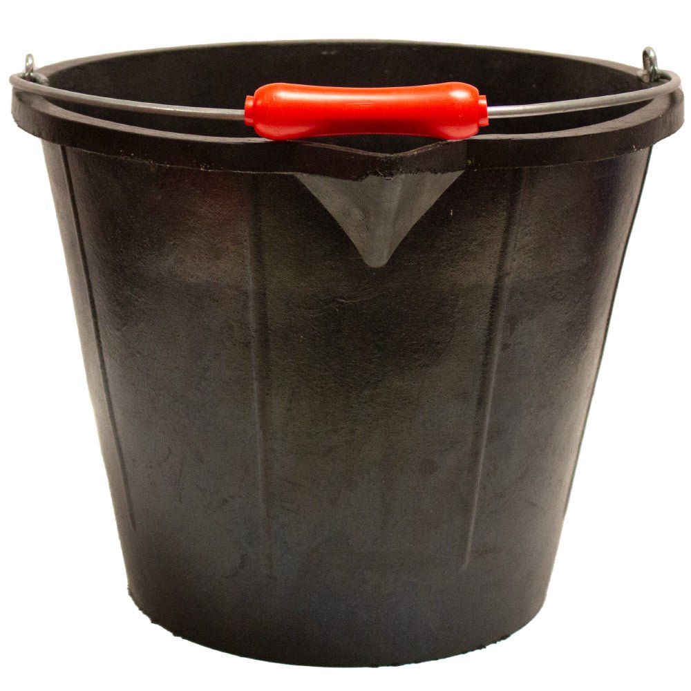 Tyre Rubber™ Super 3 Bucket without Lugs | Colour: Black