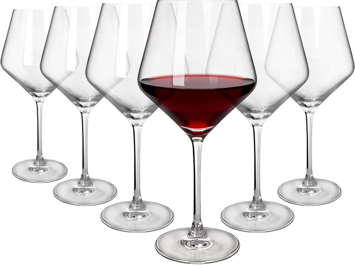 680ml Soho Crystal Red Wine Glasses - Pack of 6