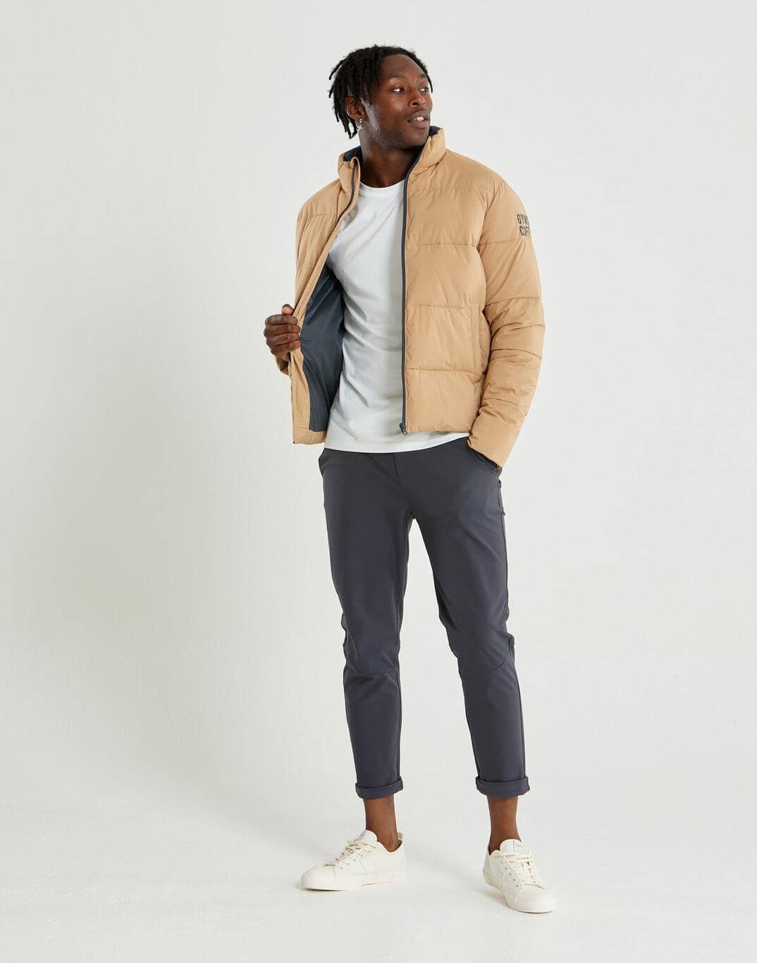 Urban Expedition Puffer Jacket in Oat Latte - Small / Oat Latte