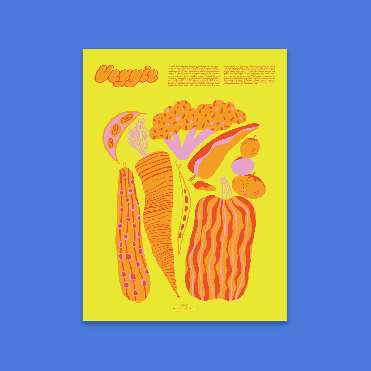 Veggie Fun Facts Print