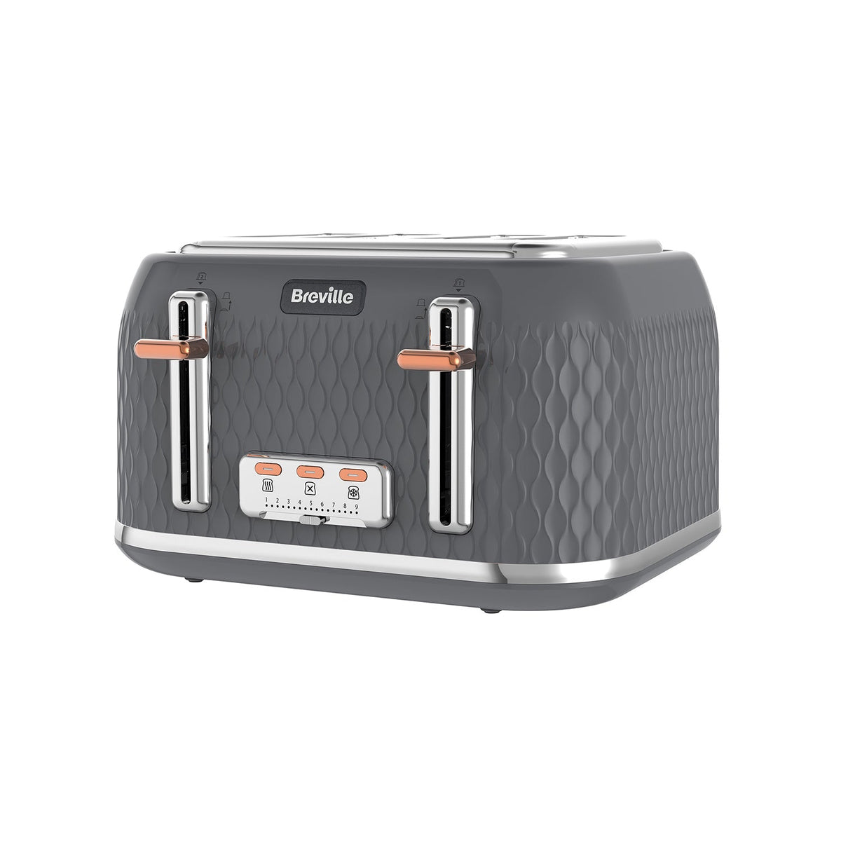 Breville Curve 4 Slice Toaster in Graphite