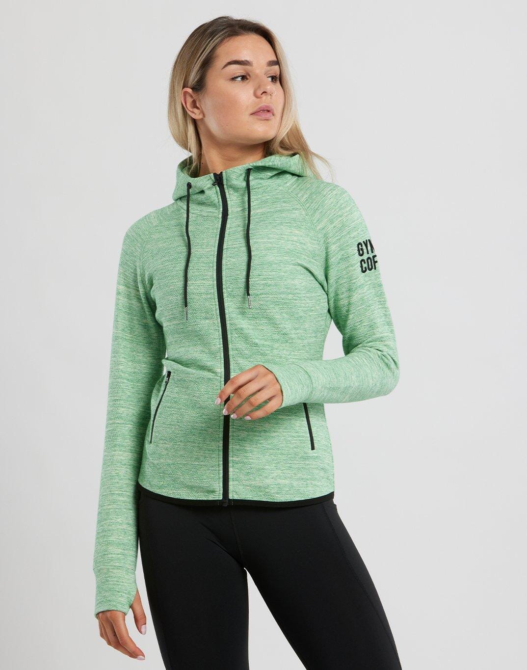 Green Fleck Hoodie - XS/8 / Green Fleck