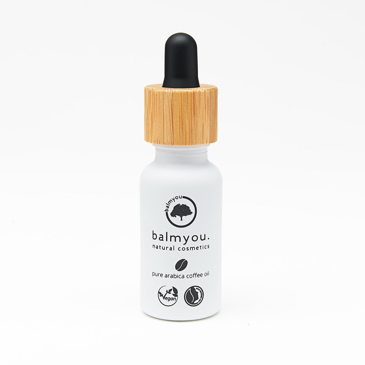 balmyou reines Arabica Kaffee-Öl (20 ml): Neu! 100% plastikfrei! - Ohne
