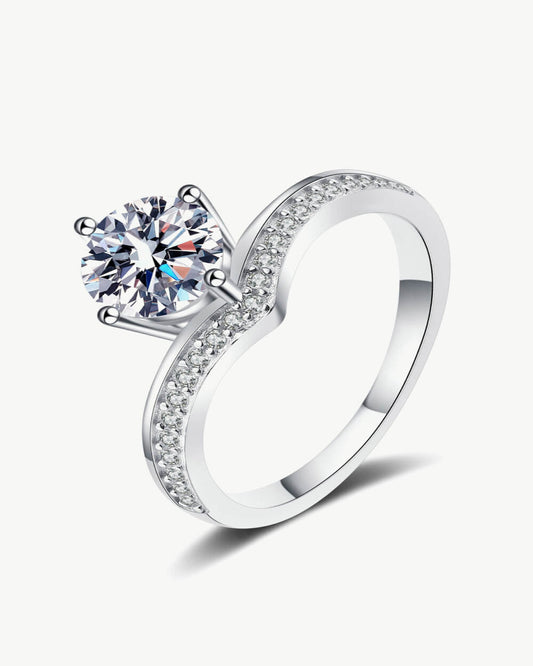 1 Carat Diamond Round Ring