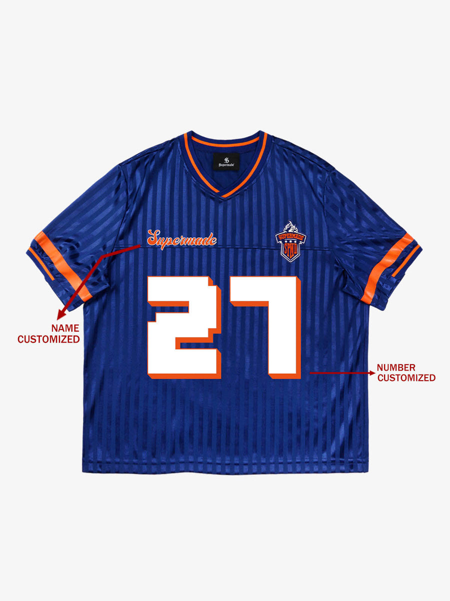 Original Striped Baseball Jersey T-Shirt - 2394 - Midnight Blue / M