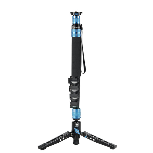 SIRUI P-325FS Carbon Einbeinstativ 140 cm mit Fliplocks + Standspinne