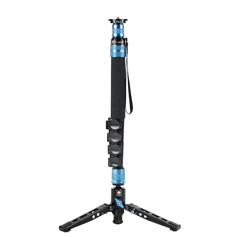 SIRUI P-325FS Carbon Einbeinstativ 140 cm mit Fliplocks + Standspinne