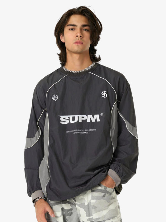 Sporty Outdoor Long-Sleeve T-Shirt - Dark gray / S