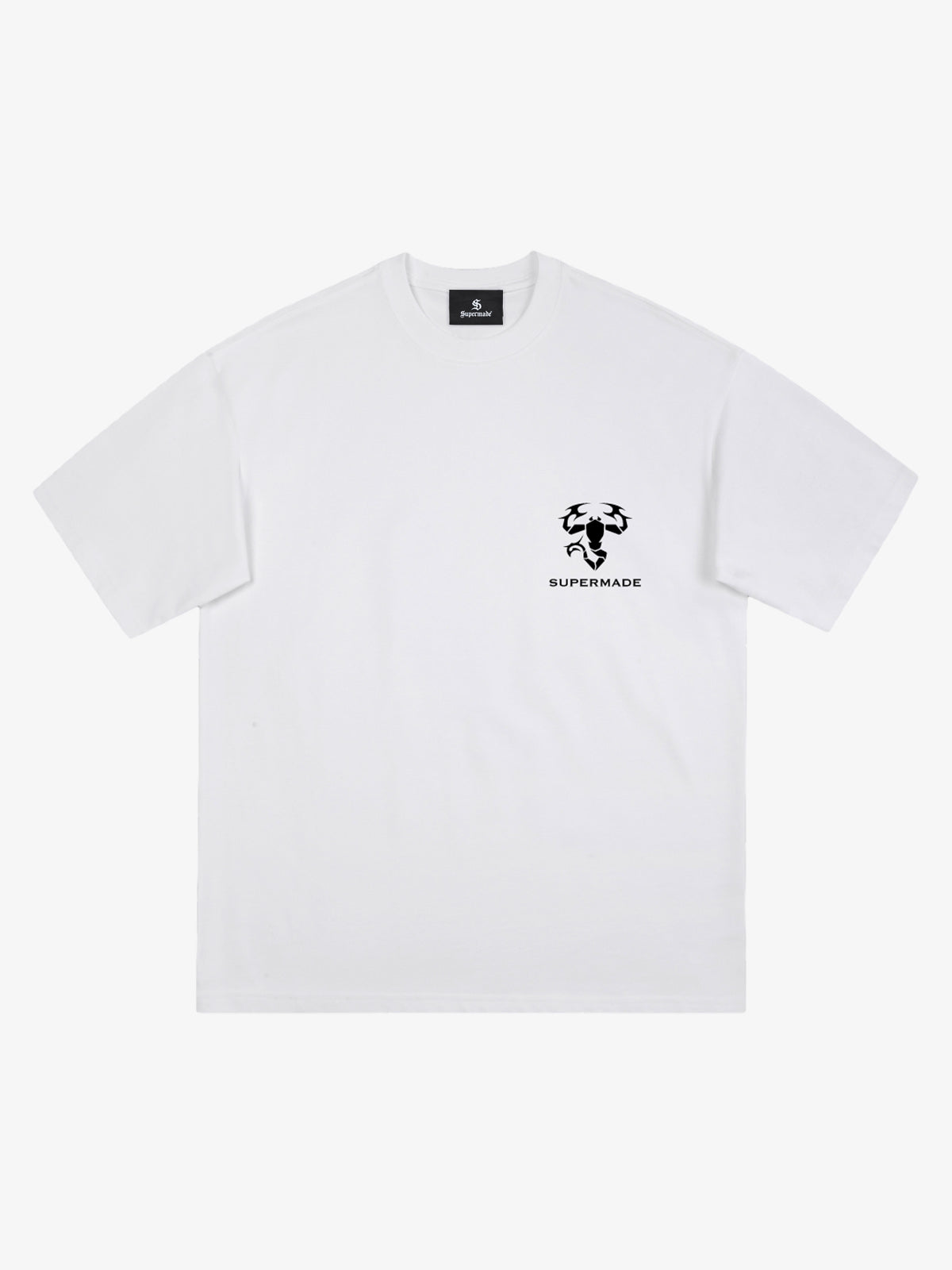 Scorpion Logo Print T-Shirt - White / XL