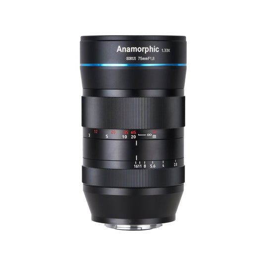 B-WARE SIRUI SR75 75mm f1.8 Anamorphes APS-C Objektiv 1.33x - for diverse Kameraanschlosse B-WARE - MFT-Mount