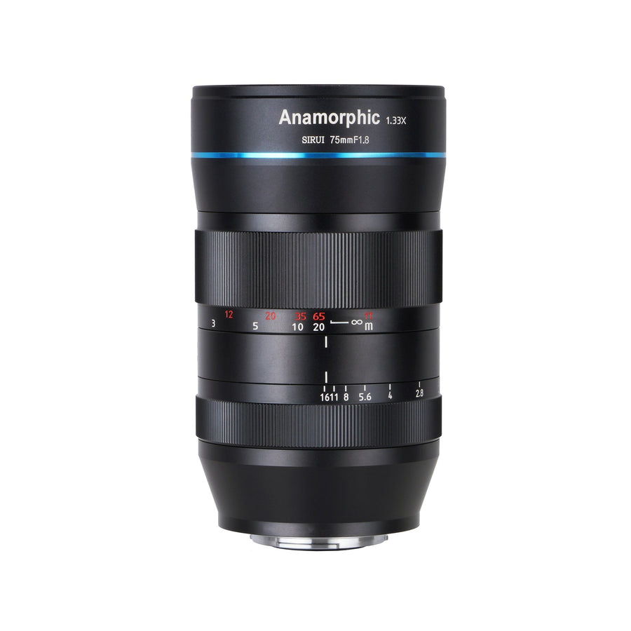 B-WARE SIRUI SR75 75mm f1.8 Anamorphes APS-C Objektiv 1.33x - for diverse Kameraanschlosse B-WARE - MFT-Mount