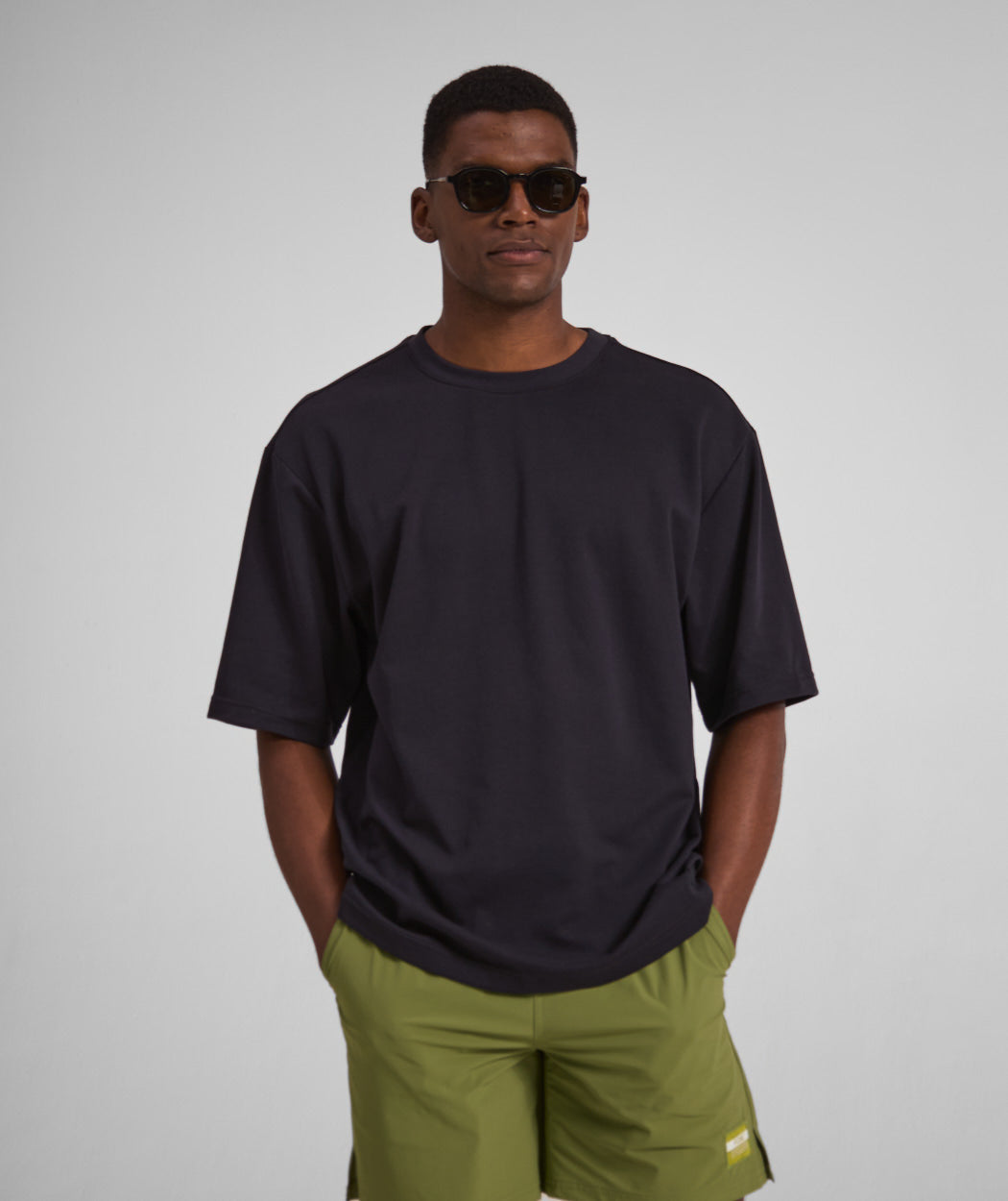 Mens FreeMotion Interlock Tee - Black