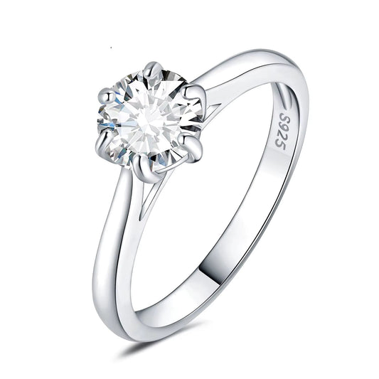 Elegant 5A CZ Solitaire 925 Sterling Silver Wedding and Engagement Ring – A Timeless Anniversary Gift for Her - 8