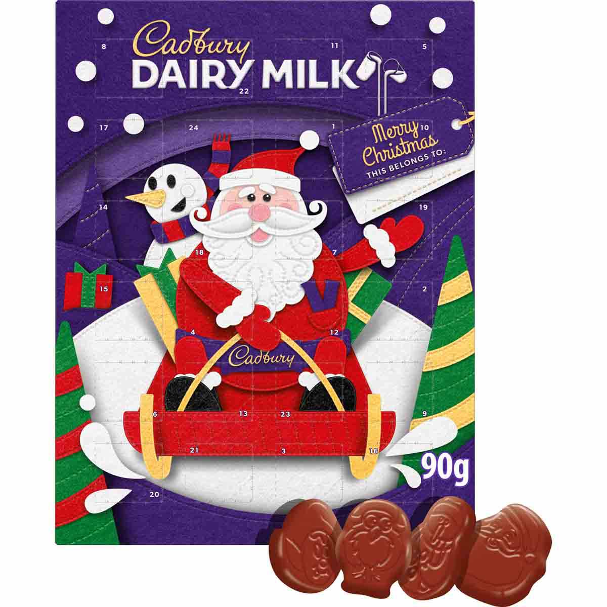 Cadbury Dairy Milk Chocolate Advent Calendar 90g