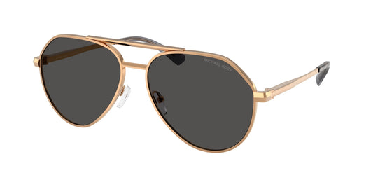 Michael Kors MK1168 BRENTWOOD 189987 Man Sunglasses Metal Gold Grey Pilot Normal