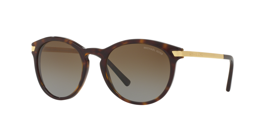 Michael Kors MK2023 ADRIANNA III 3106T5 Woman Sunglasses Acetate Turtle Brown Round Polarized