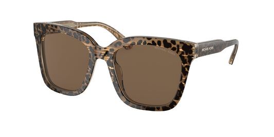 Michael Kors MK2163 SAN MARINO 391773 Woman Sunglasses Acetate Brown Brown Squared Normal