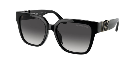 Michael Kors MK2170U KARLIE 30058G Woman Sunglasses Injected Black Grey Squared Normal Shaded