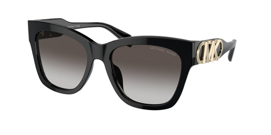Michael Kors MK2182U EMPIRE SQUARE 30058G Woman Sunglasses Acetate Black Grey Butterfly Normal Shaded