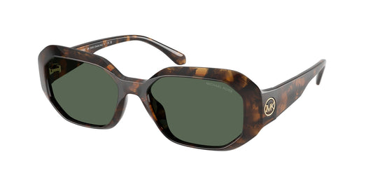 Michael Kors MK2240U SIESTA KEY 300671 Woman Sunglasses Injected Turtle Green Geometric Normal