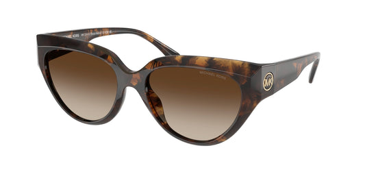 Michael Kors MK2241U BOCA RATON 300613 Woman Sunglasses Injected Turtle  Cat Eye Normal Shaded