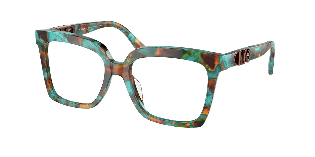 Michael Kors MK4119U NASSAU 4000 Woman Optical frames Acetate Green  Squared Normal