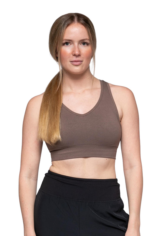 Peak Point Performance Solid Bra - Iron / Small