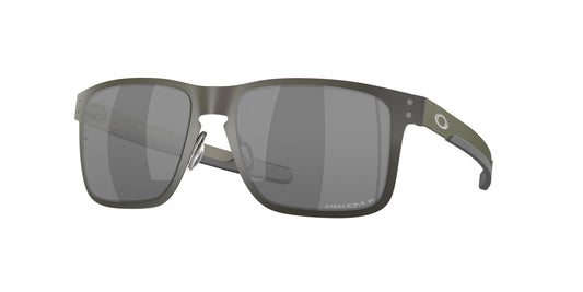 Oakley OO4123 HOLBROOK METAL 412306 Man Sunglasses Metal Grey Grey Squared Polarized Prizm