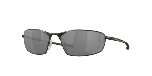 Oakley OO4141 WHISKER 414101 Man Sunglasses Metal Black Grey Round Normal Prizm