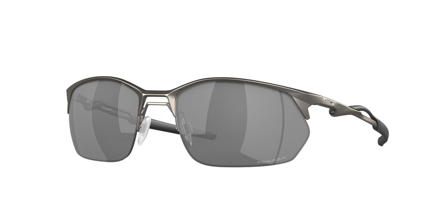Oakley OO4145 WIRE TAP 2.0 414502 Man Sunglasses Metal Grey Grey Squared Normal Prizm