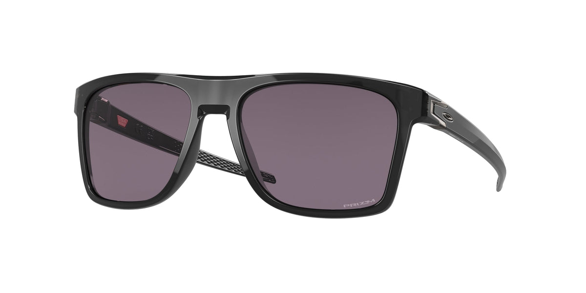 Oakley OO9100 LEFFINGWELL 910001 Man Sunglasses O_matter Black Grey Squared Normal Prizm
