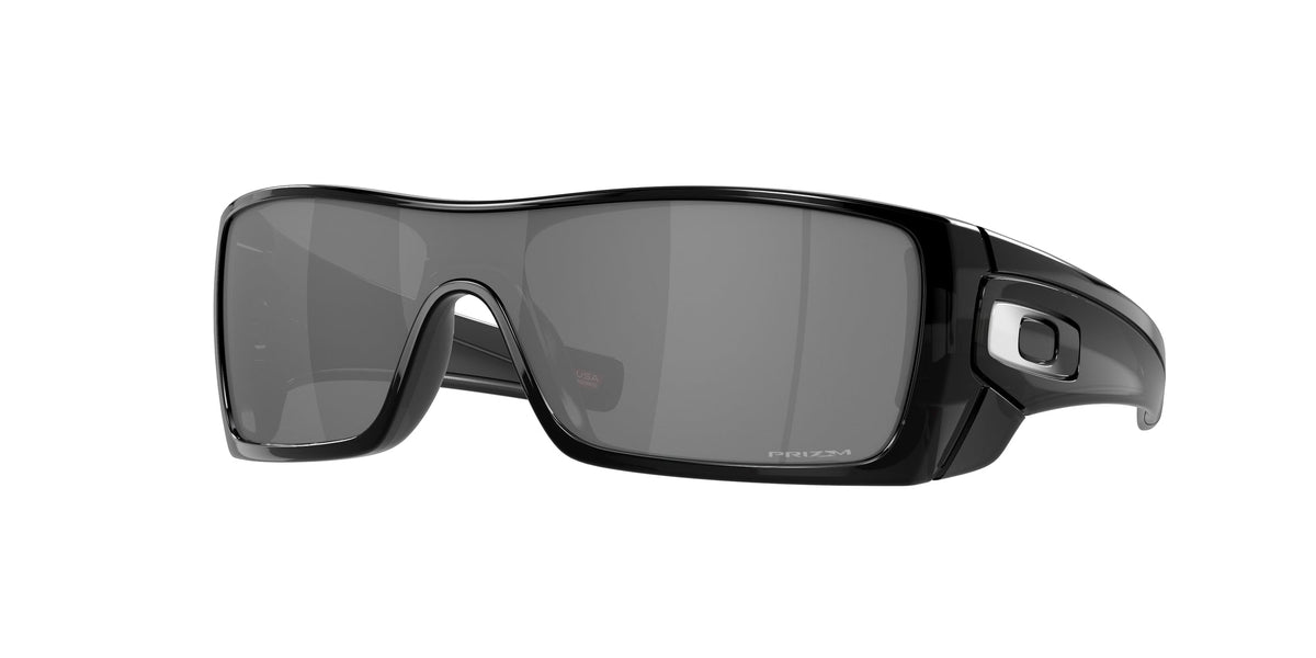 Oakley OO9101 BATWOLF 910157 Man Sunglasses Injected Black Grey Mask Normal Prizm