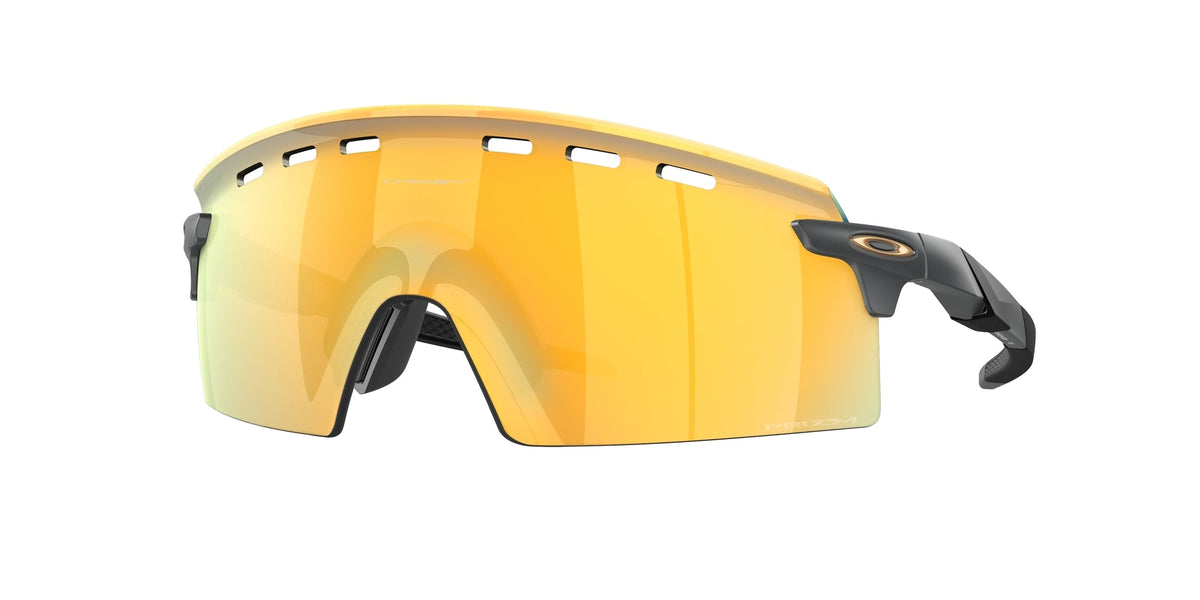 Oakley OO9235 ENCODER STRIKE VENTED 923506 Man Sunglasses O_matter Grey Gold Mask Normal Prizm