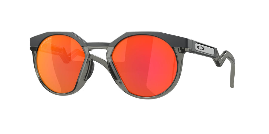 Oakley OO9242 HSTN 924202 Man Sunglasses O_matter Grey Red Round Normal Prizm