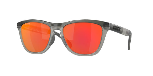 Oakley OO9284 FROGSKINS RANGE 928401 Man Sunglasses O_matter Grey Red Round Normal Prizm