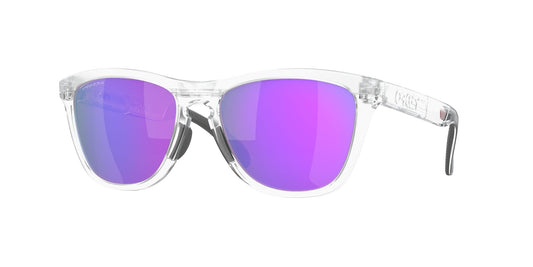 Oakley OO9284 FROGSKINS RANGE 928412 Man Sunglasses O_matter Transparent Prizm Violet Round Normal Prizm